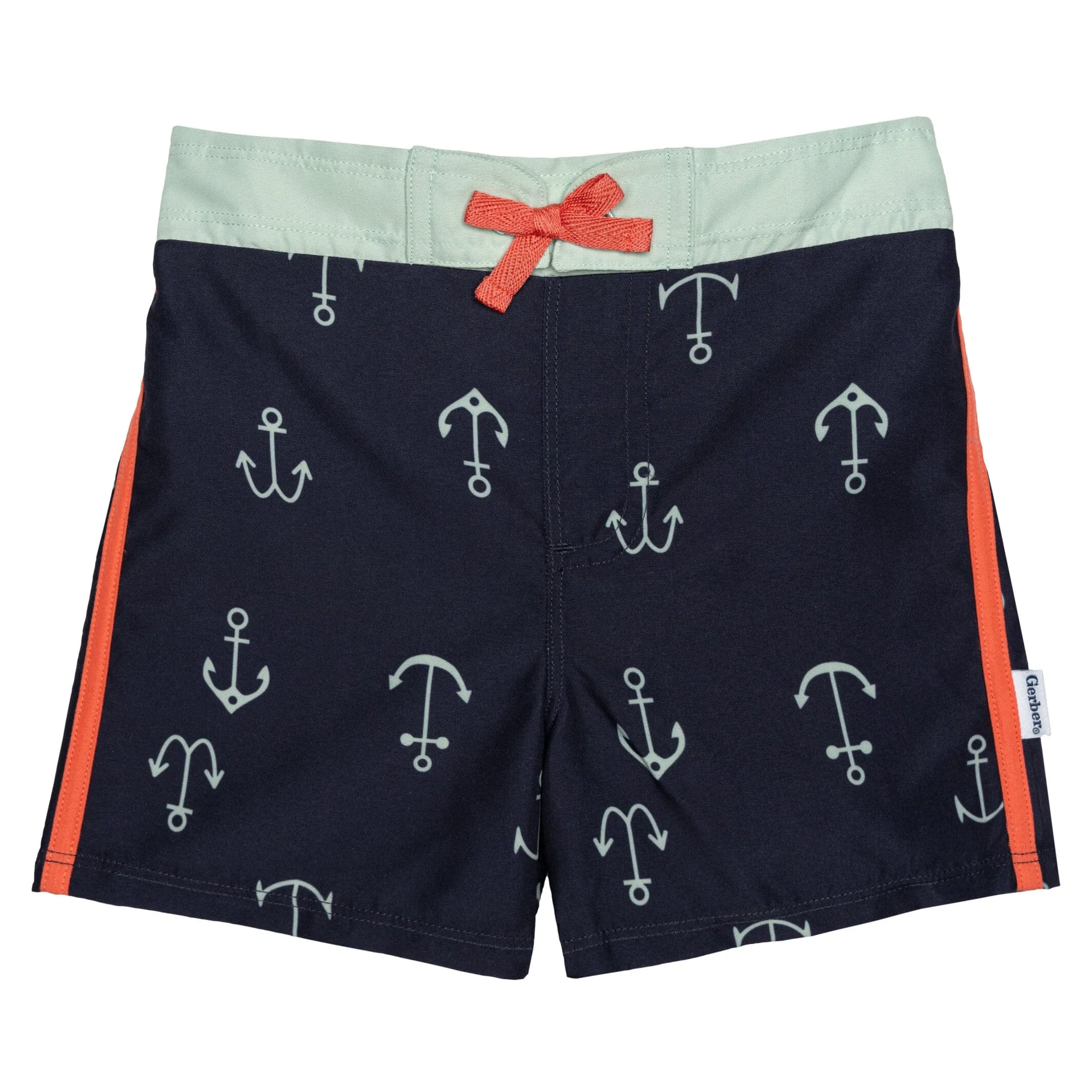 2-Piece Baby & Toddler Boys UPF 50  Anchors Rash Guard & Swim Trunks Set