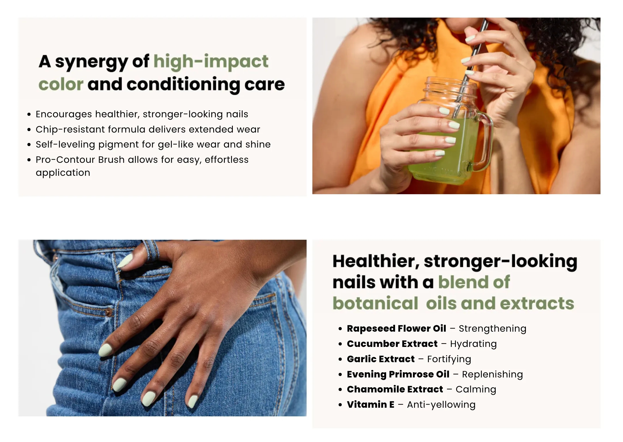 All the Sage Mani Set |  Gel-Like Nail Polish Nail Care