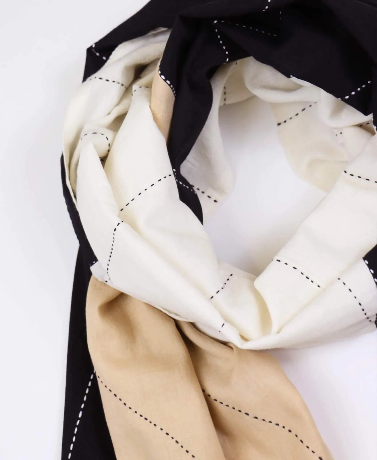 Anchal Scarf: Eclipse Colorblock