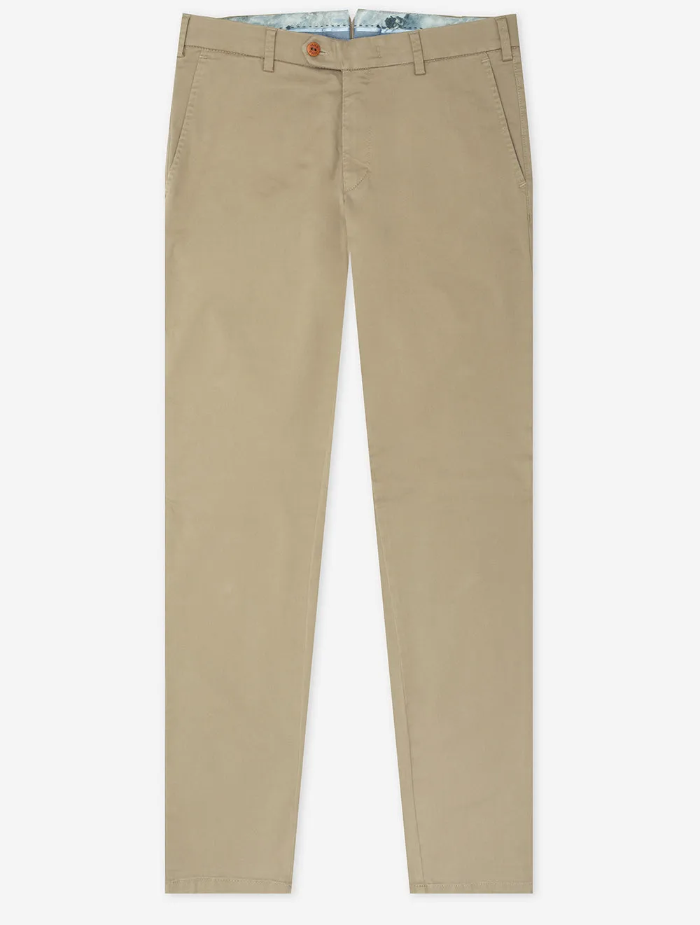 Beige Lupus Cotton Trousers