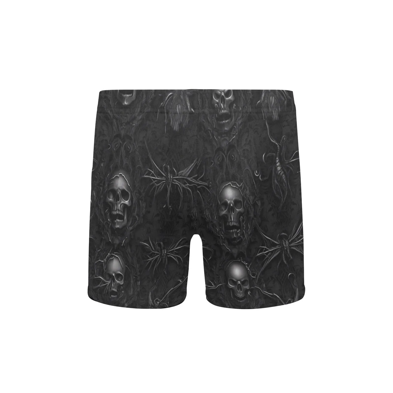 Black Skulls Big Boys' Swimming Trunks