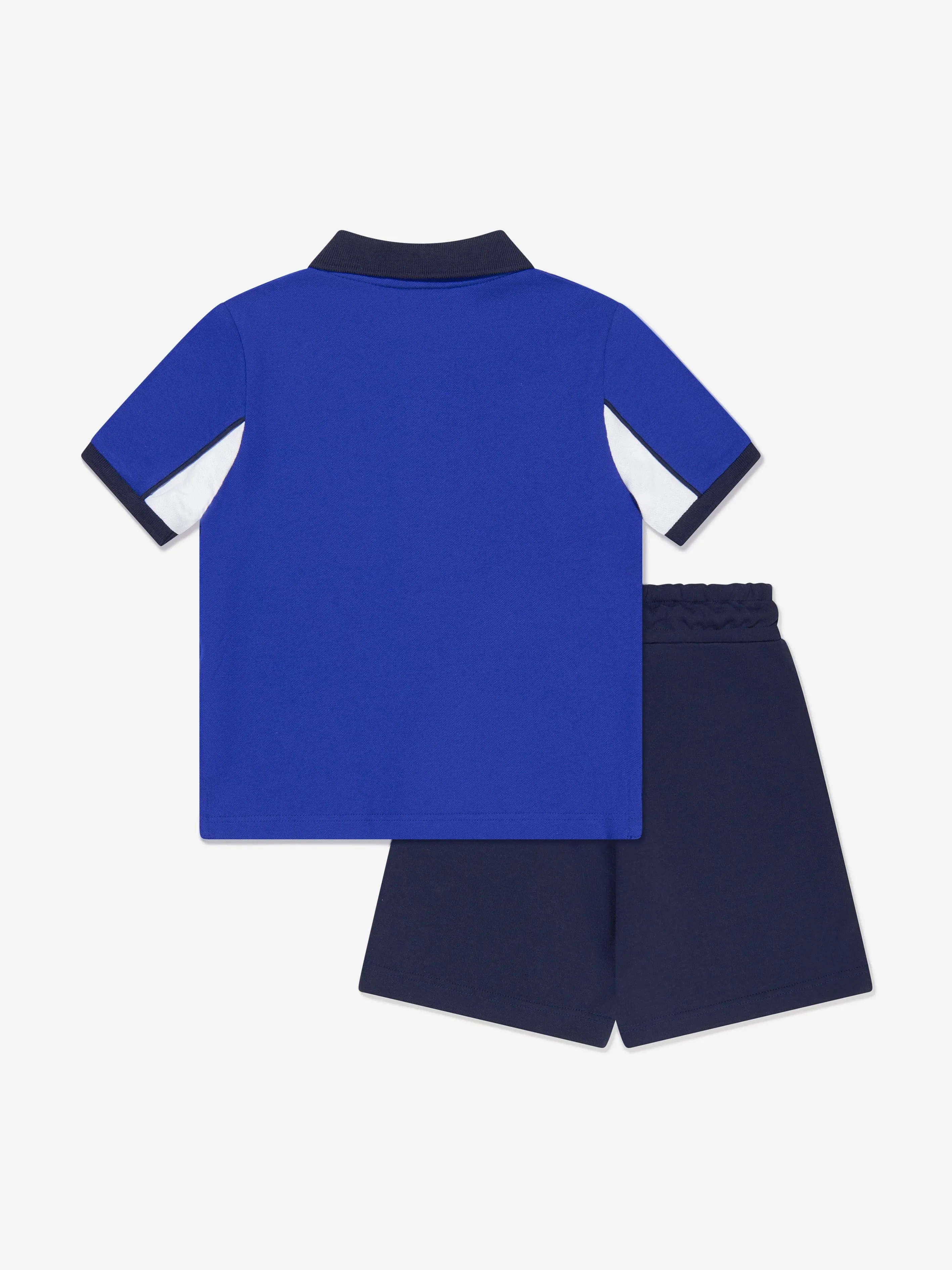 BOSS Boys Polo Shirt And Shorts Set in Blue