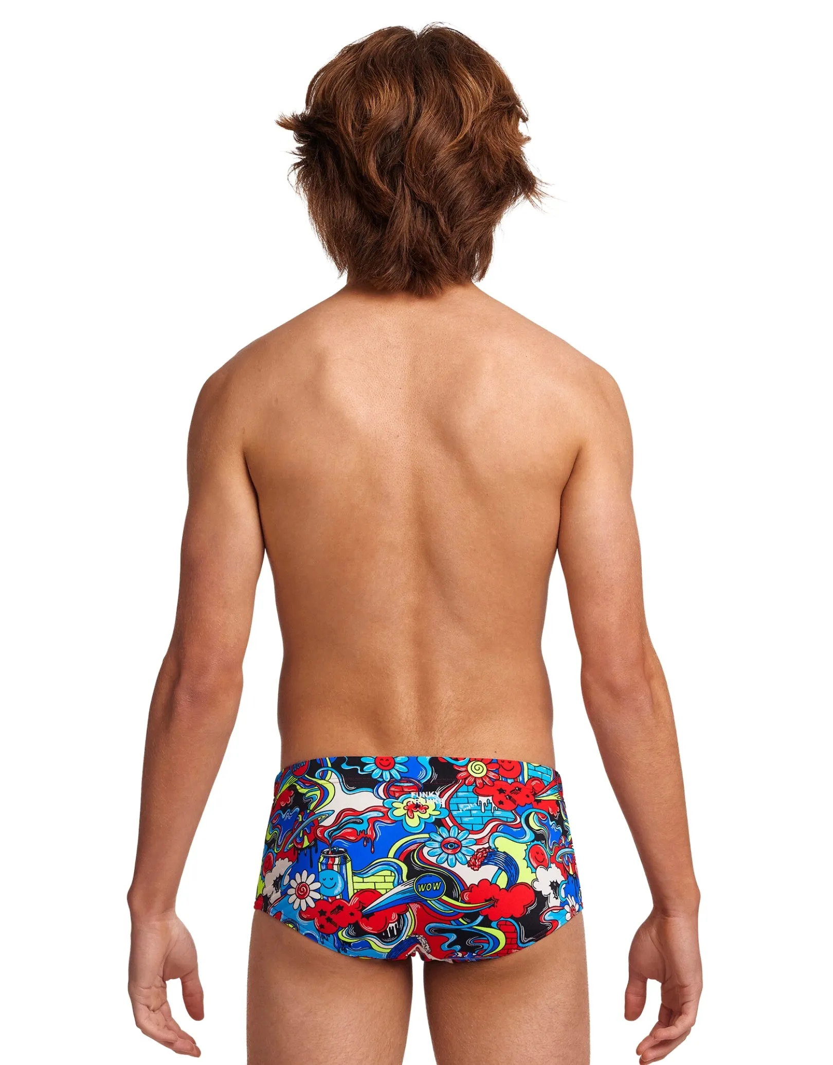 Boys Happy Jack Sidewinder Swim Trunks - Multi