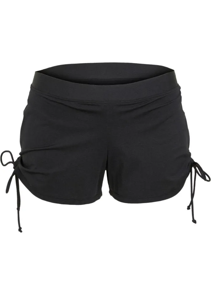 Bpc Bonprix Collection swim shorts with inner briefs, black