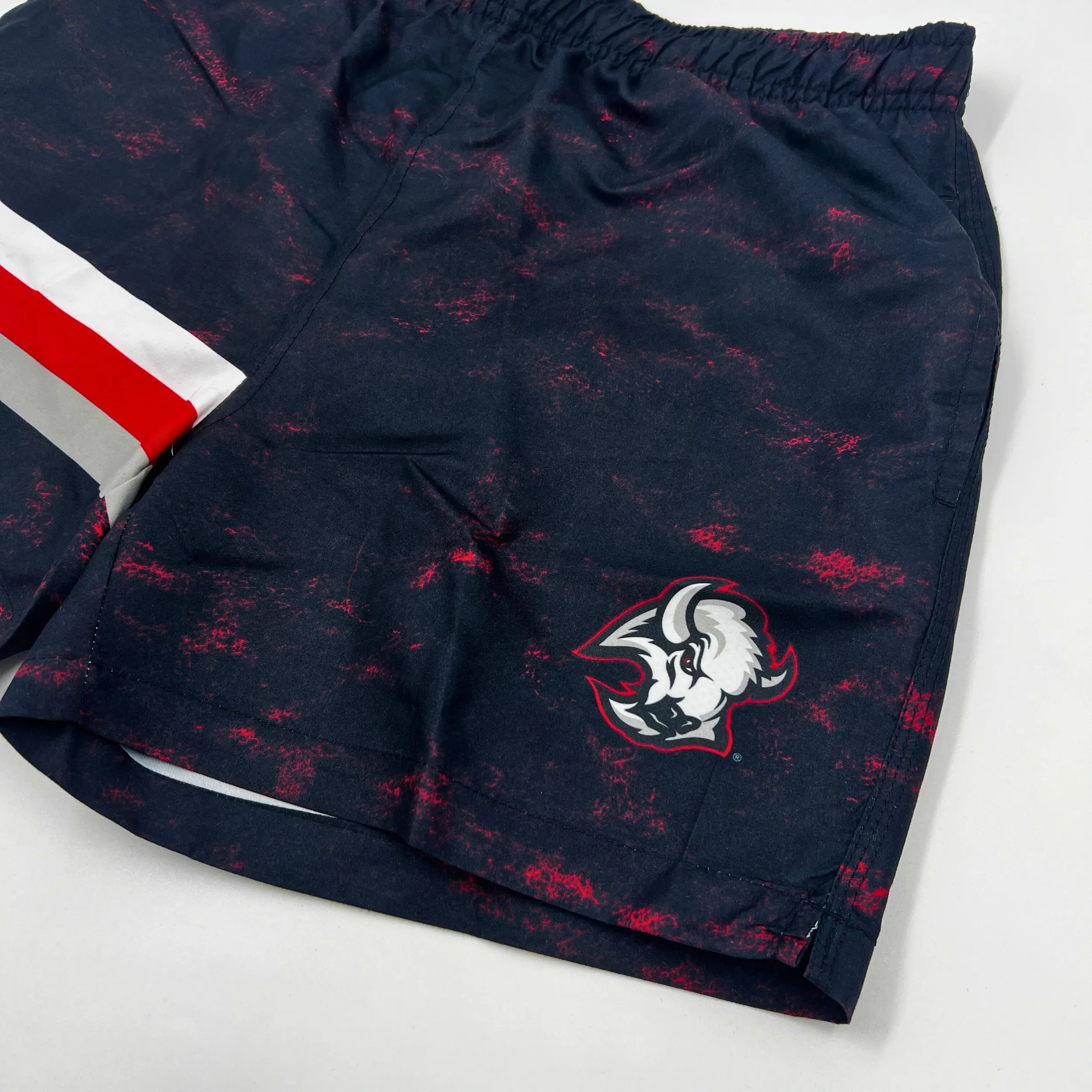 Buffalo Sabres Black & Red With Alternate Logo Swim Trunks