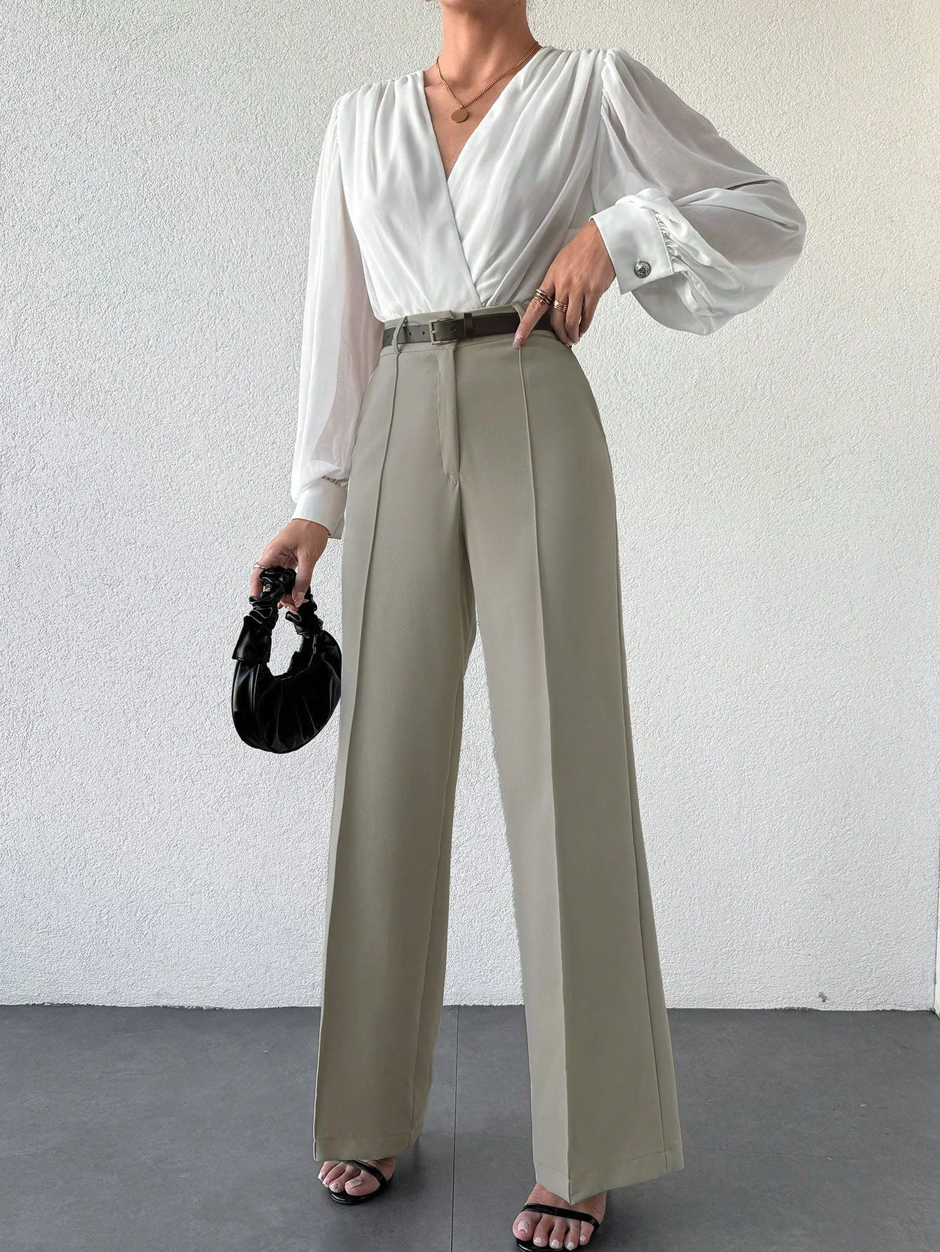 Business Casual Straight Leg Pants