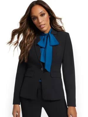 Button-Front Blazer