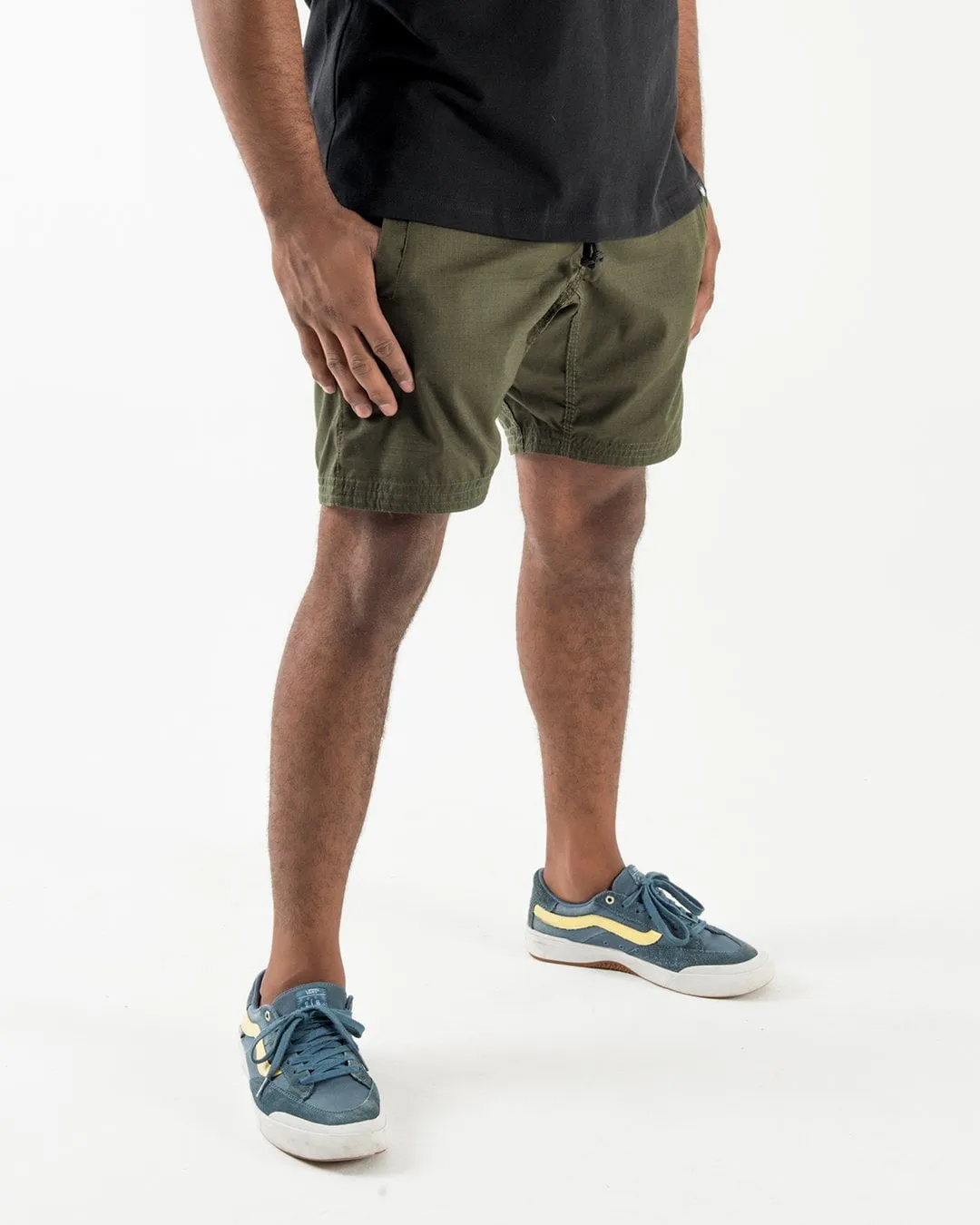 Casual Gi Shorts - Military Green