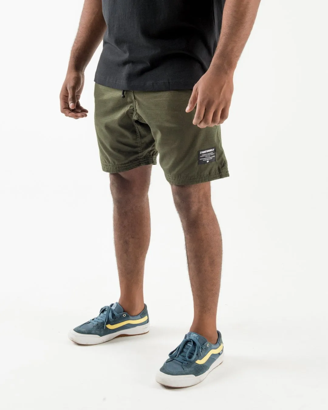 Casual Gi Shorts - Military Green