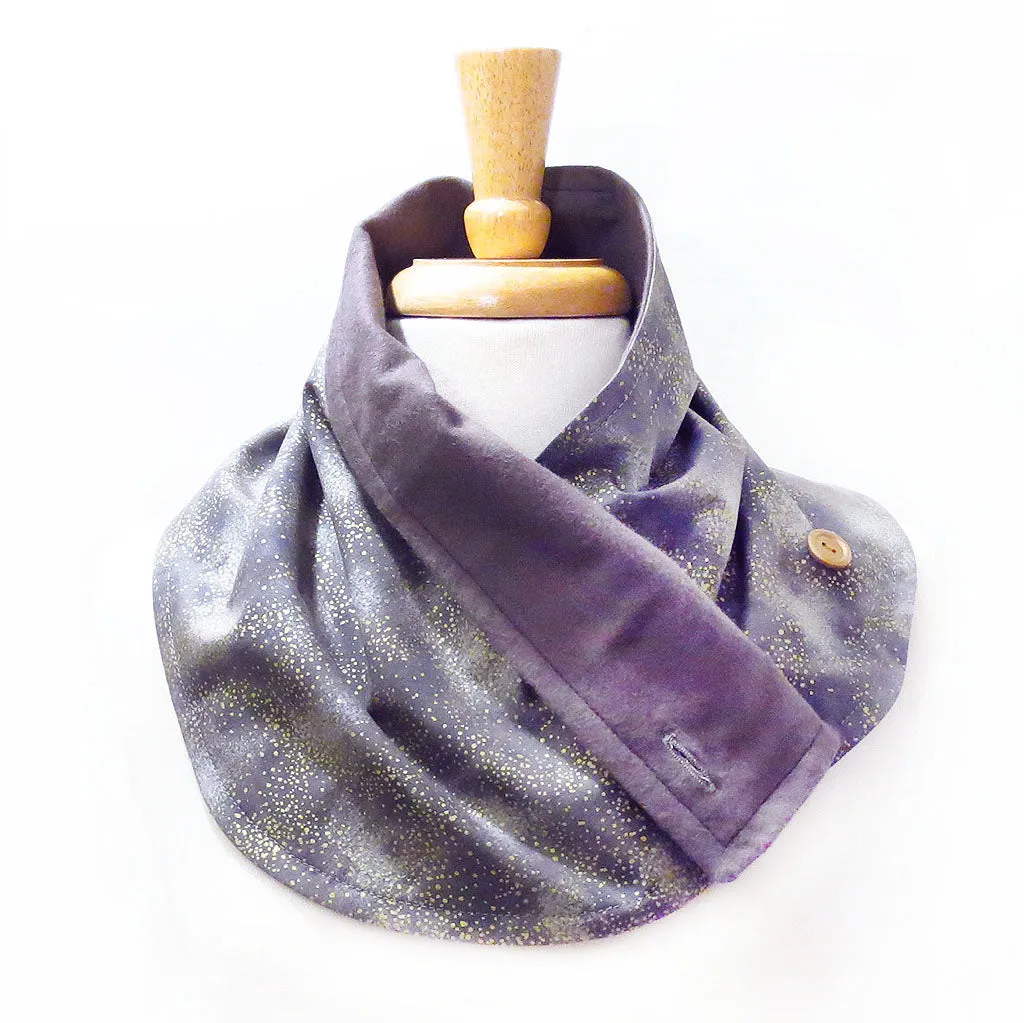 claudette button scarf