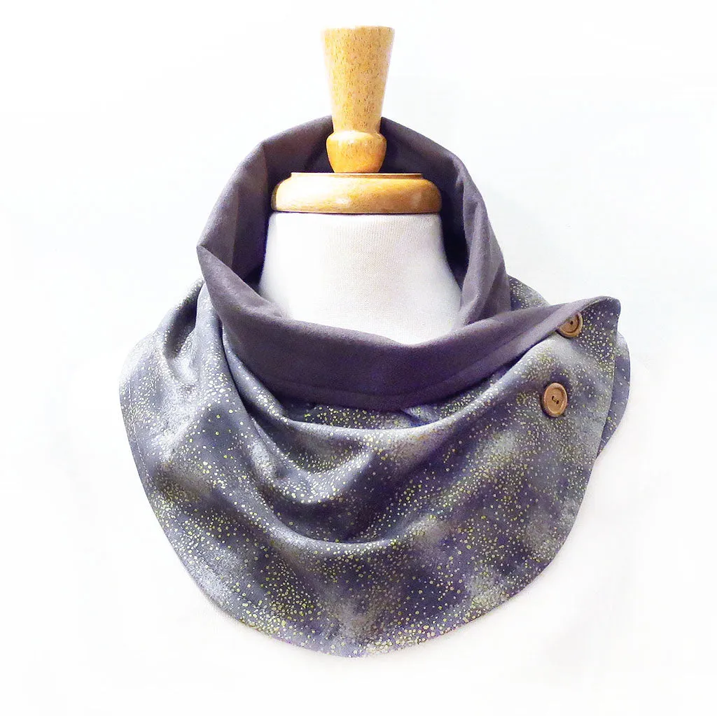 claudette button scarf