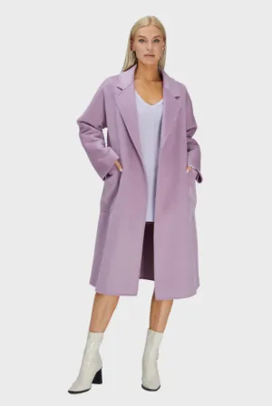 Coat with Belt (Classic Knit Ribbed)