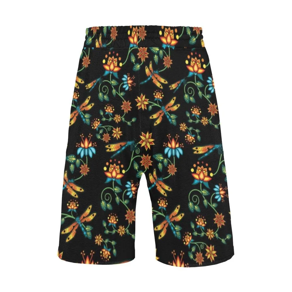 Dragon Lily Men's Casual Shorts