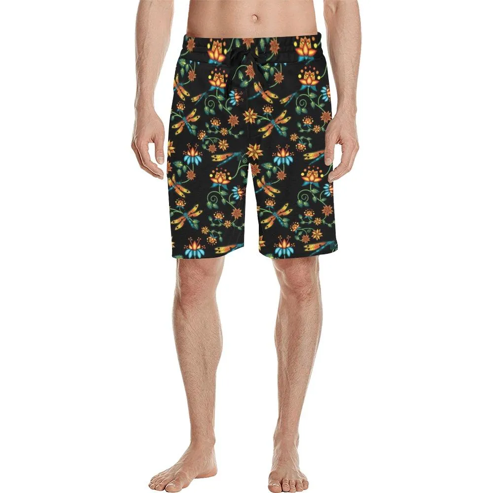 Dragon Lily Men's Casual Shorts