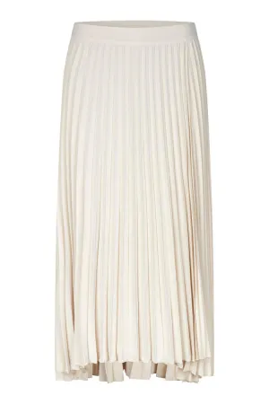 Esta Pleated Skirt in Pumice Stone