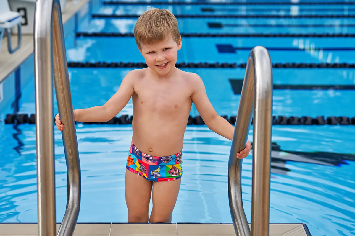 Funky Trunks - Rat Pack - Toddler Boys Printed Trunks