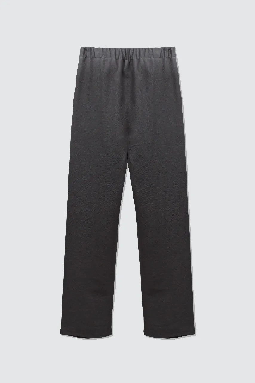 Grey High Rise Tapered Pants