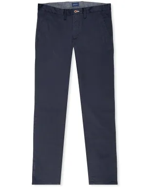 Hallden Twill Chinos Marine