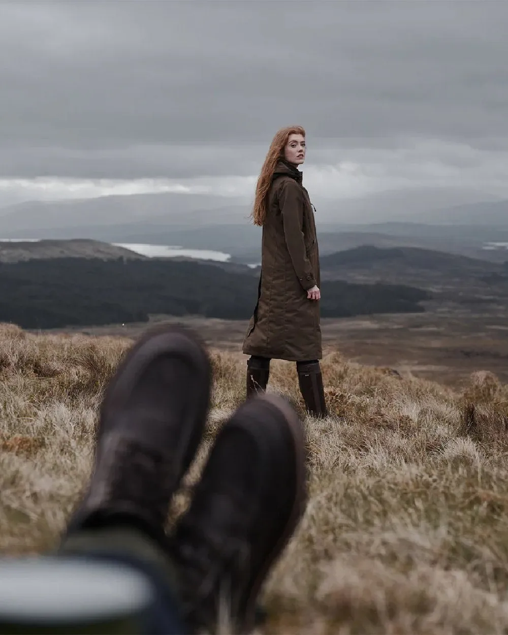 Hoggs of Fife Struther Ladies Long Riding Coat