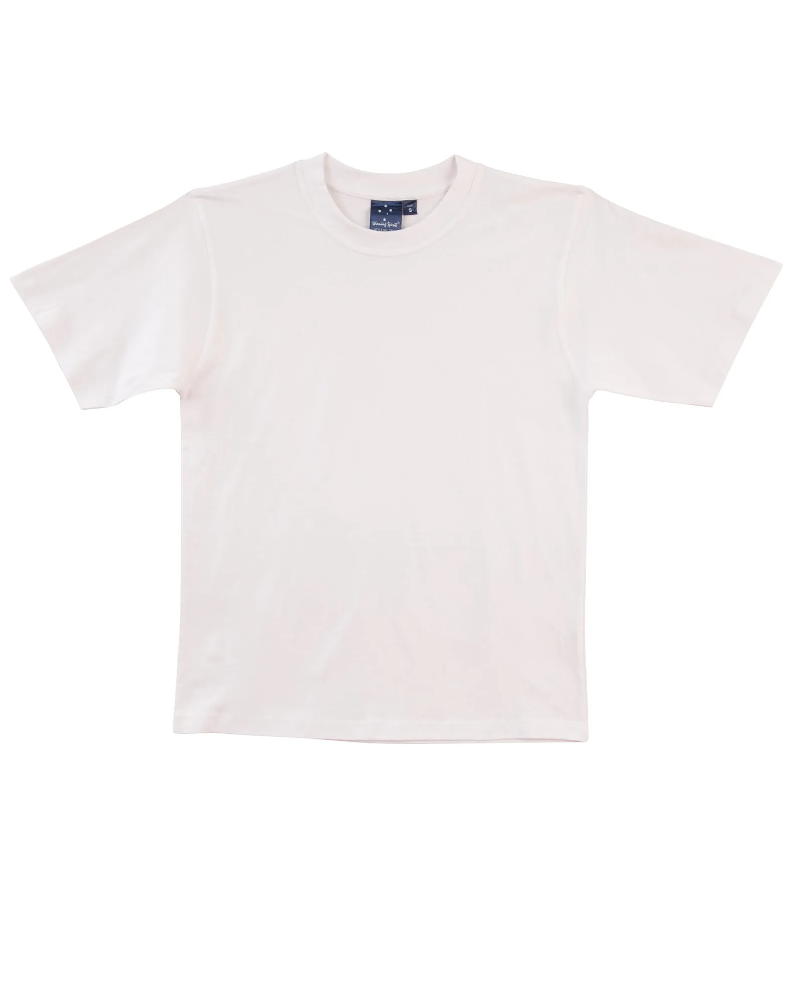 Kids Unisex 100% Cotton Crew Neck Traditional Tee - TS01KA