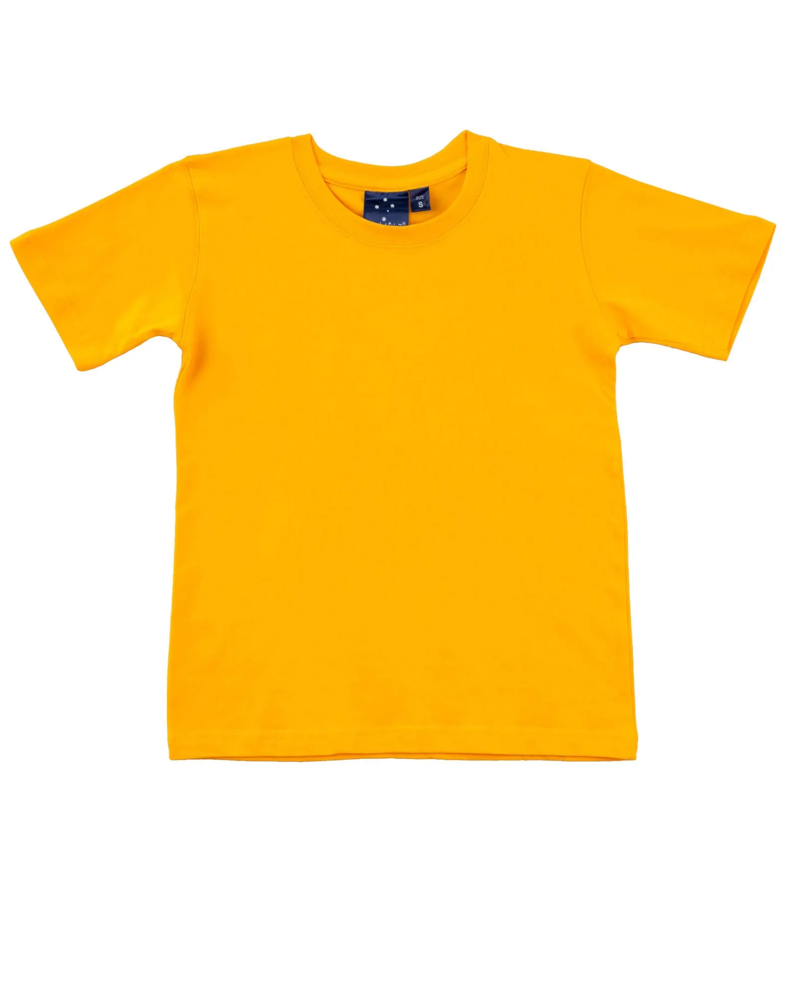 Kids Unisex 100% Cotton Crew Neck Traditional Tee - TS01KA