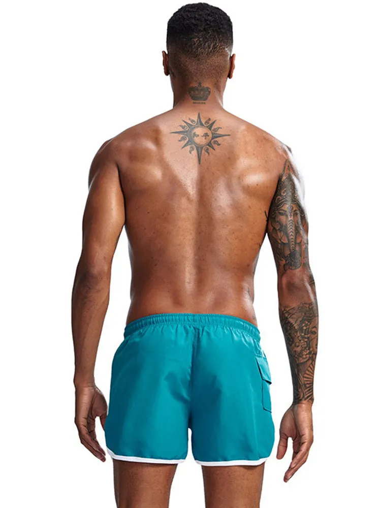 Men Beach Board Shorts Running Summer Casual Swimwear