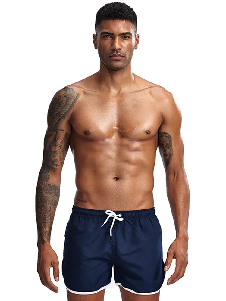 Men Beach Board Shorts Running Summer Casual Swimwear