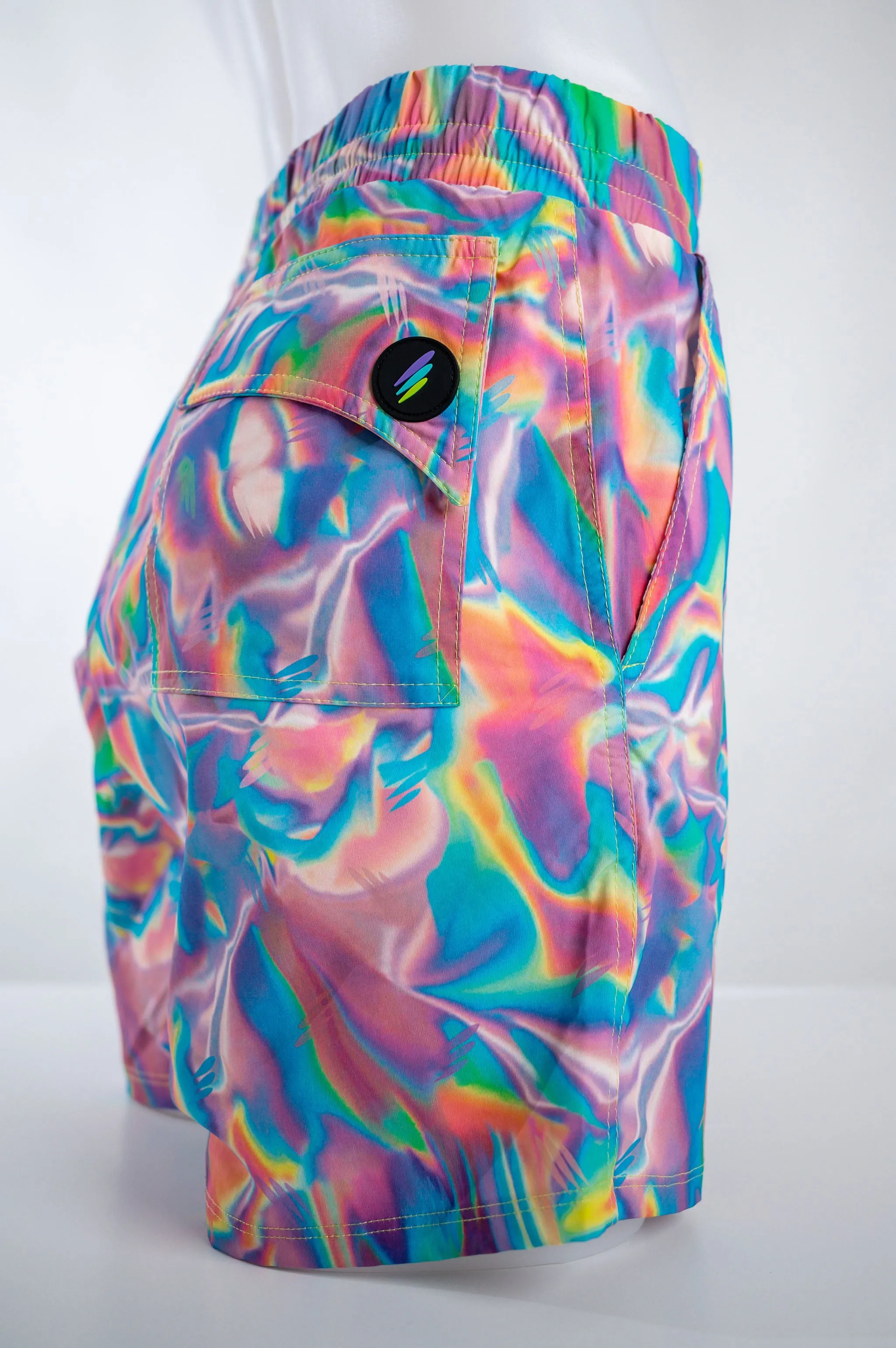 Men Casual Short Holographic