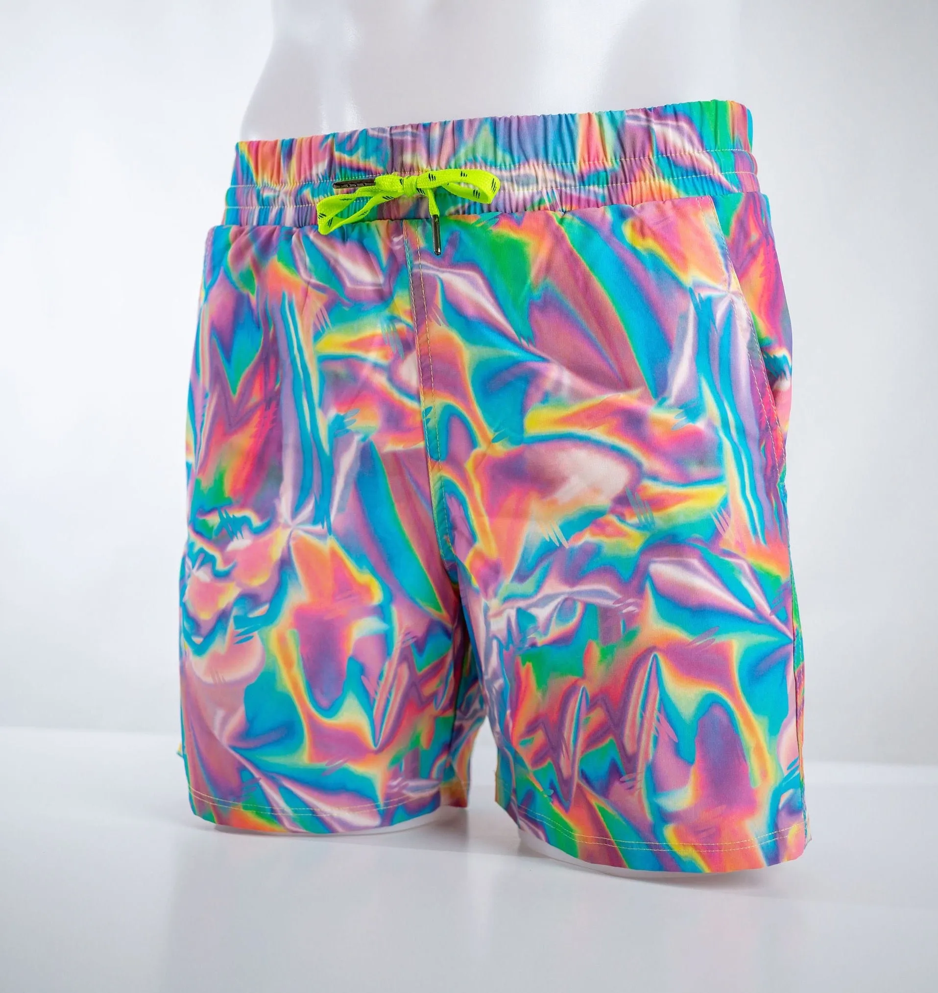 Men Casual Short Holographic