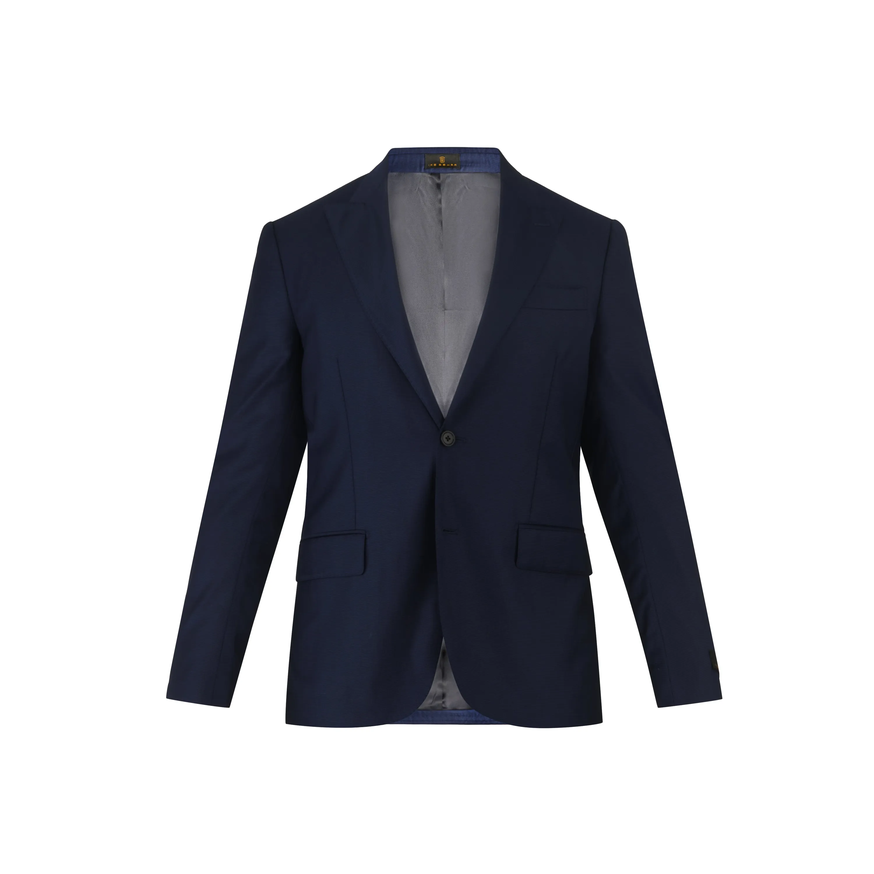 Navy Graph Check Suit