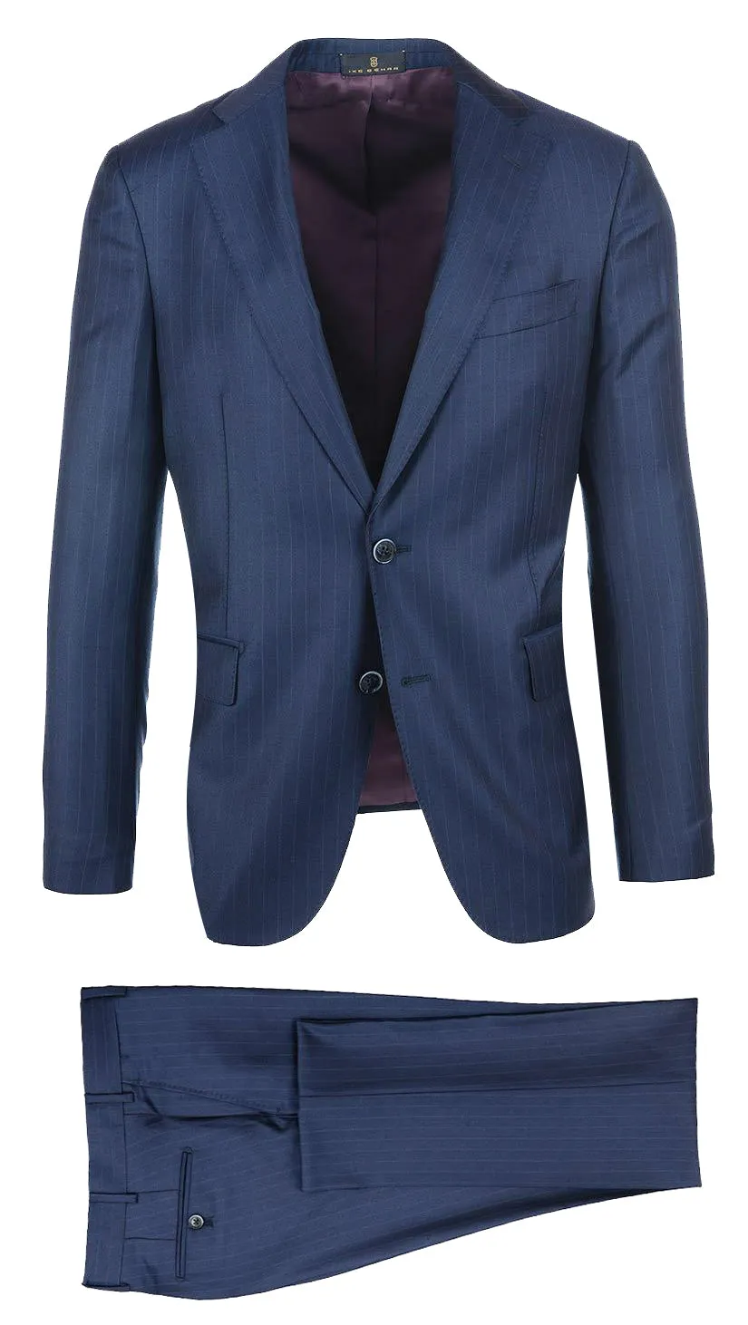 Navy Pin Stripe Suit