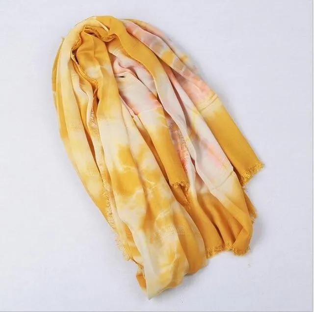 Oversized Tie-Dye Scarf