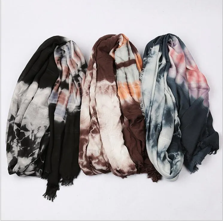 Oversized Tie-Dye Scarf