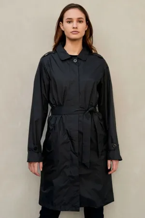 PAQME - Trenchcoat - Black