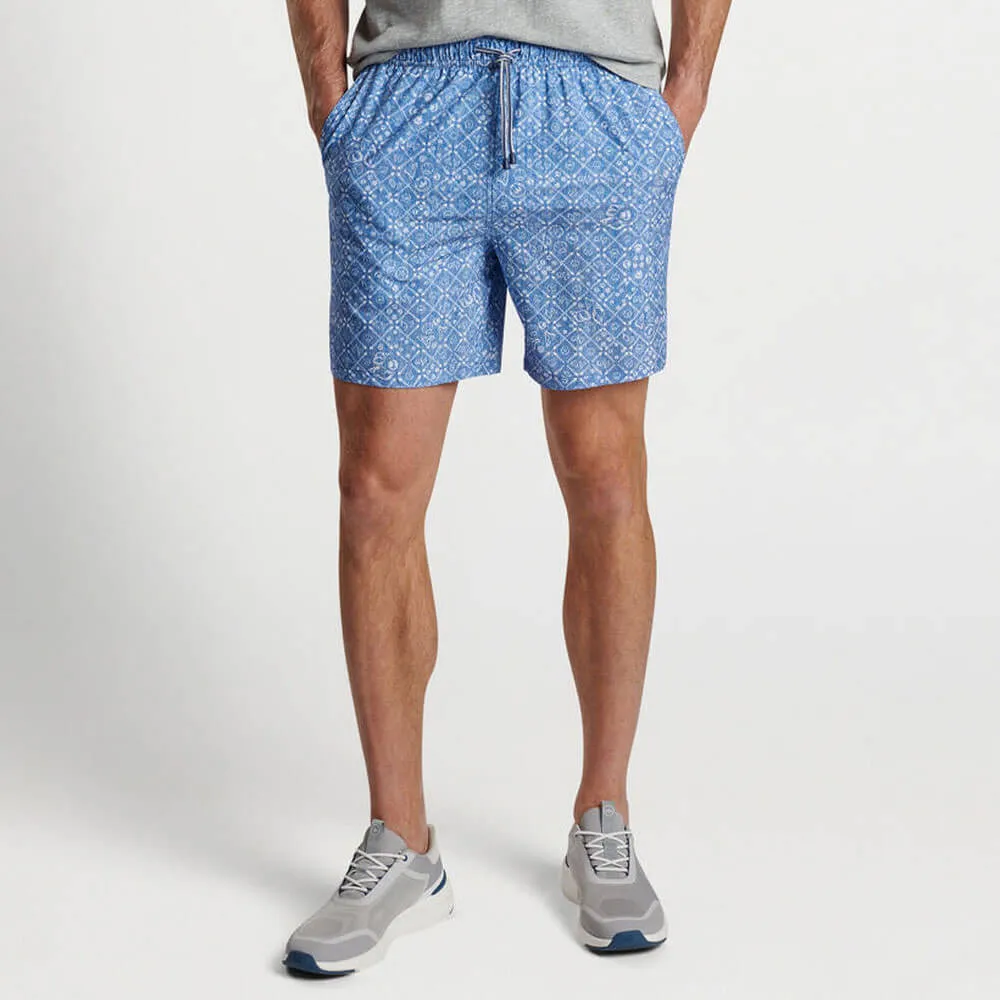 Peter Millar 7-Inch Beachcomber Swim Trunks - Moon Blue