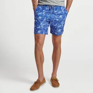 Peter Millar 7-Inch Shark Sighting Swim Trunks - Sport Navy