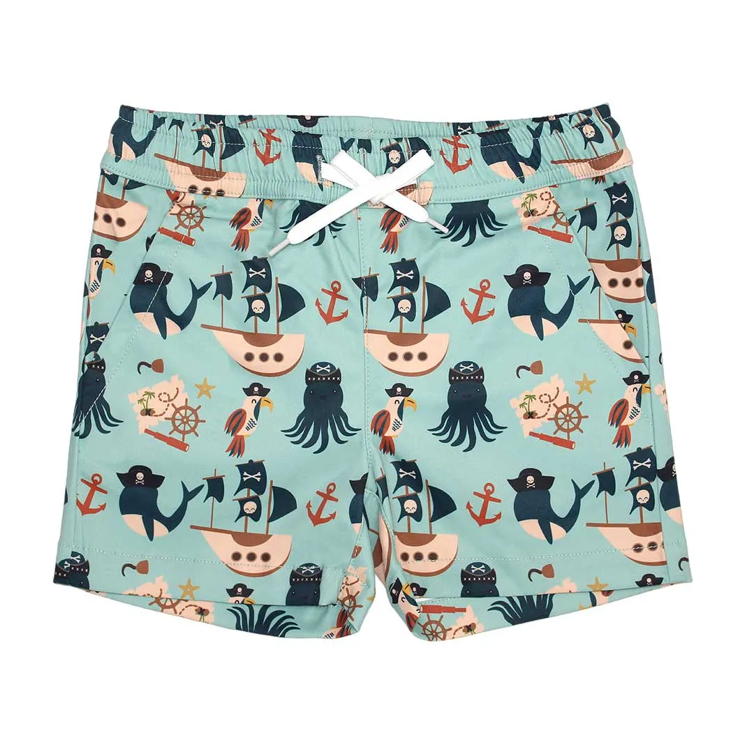 Pirate's Life Boys Swim Trunks