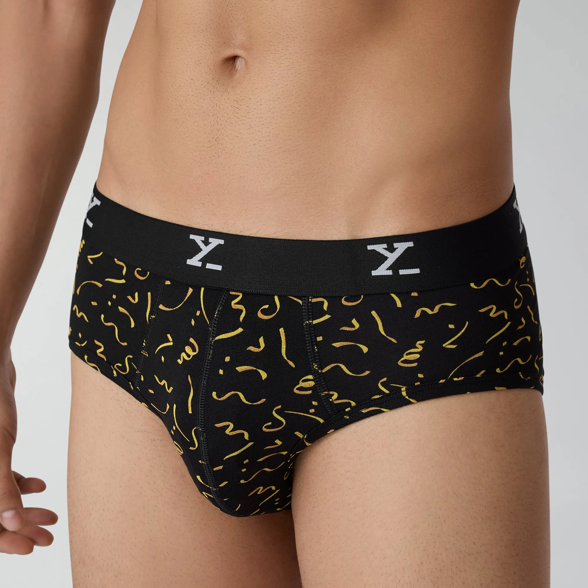 Prints For You Briefs Confetti Black