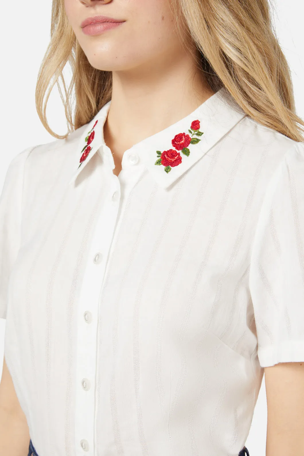 Red Roses Blouse