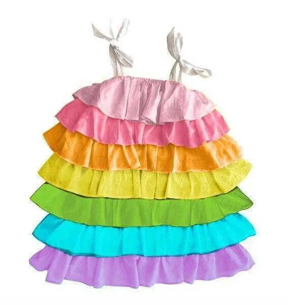 Ruffle Pastel Sun Dress