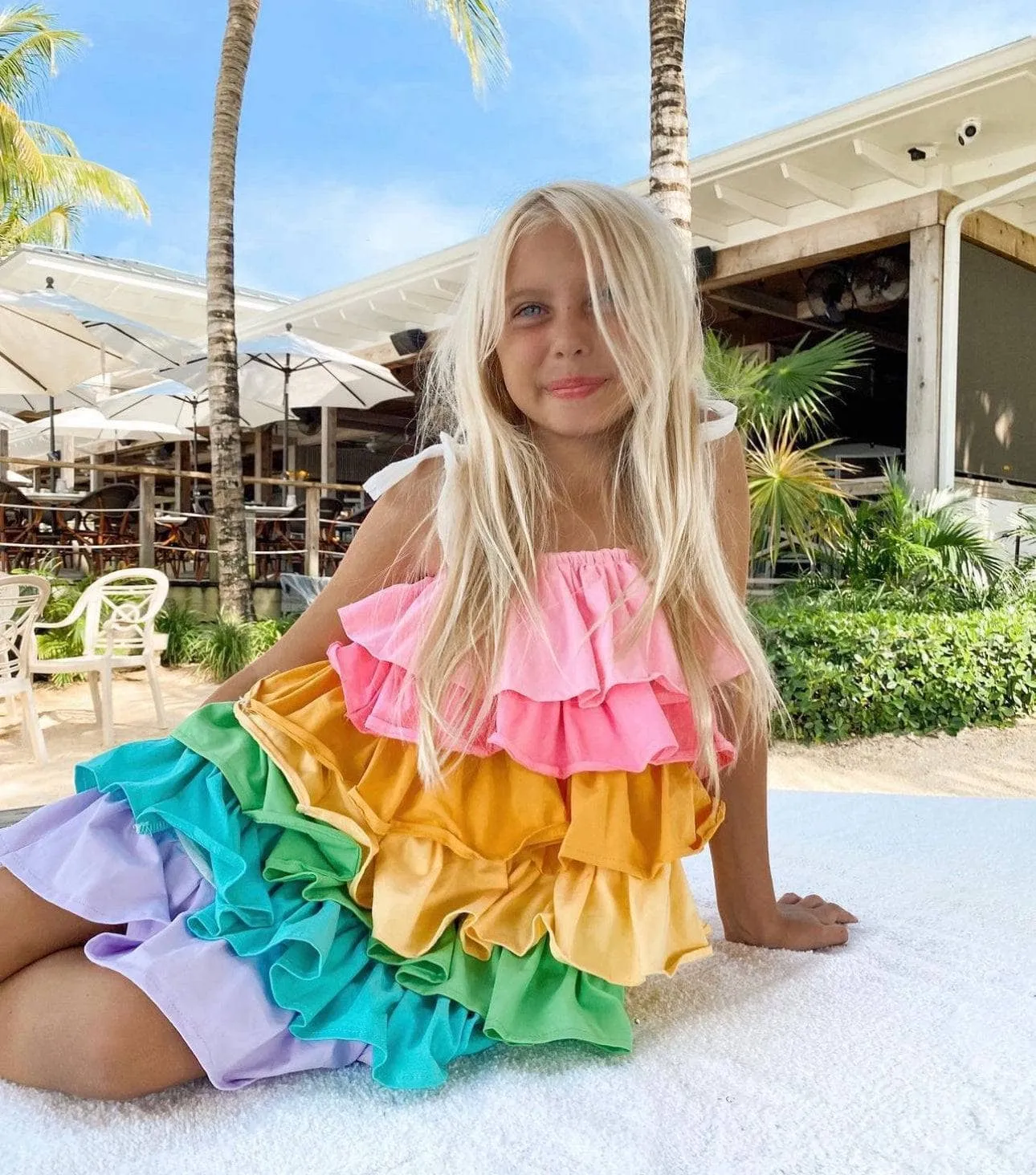 Ruffle Pastel Sun Dress