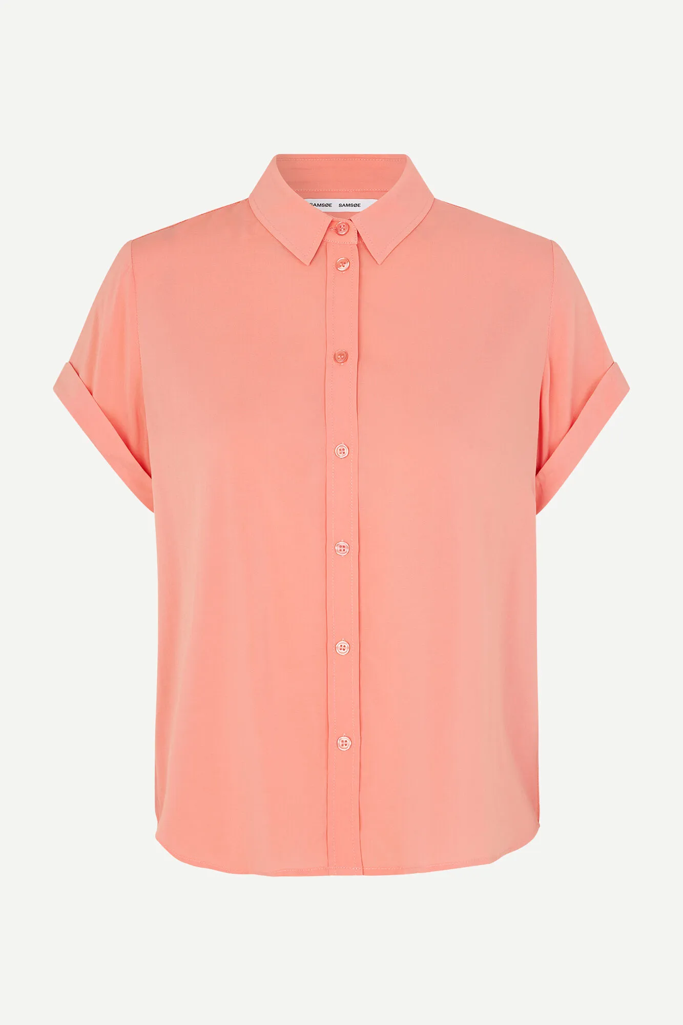 Samsoe Samsoe Majan Shirt, Coral Haze