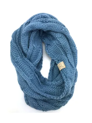 SF-800-KIDS DENIM INFINITY SCARF