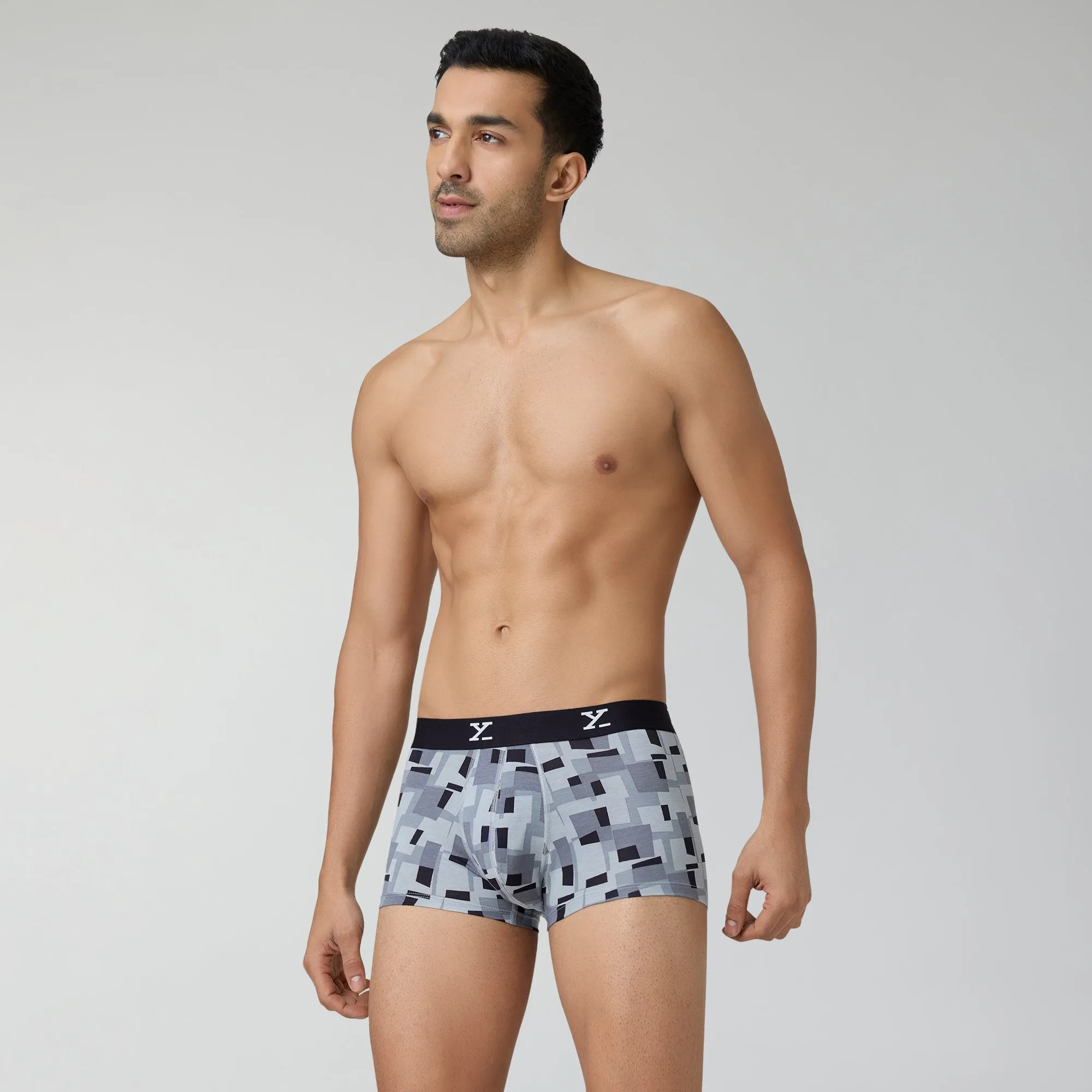 Shuffle Modal Trunks Boxy Grey