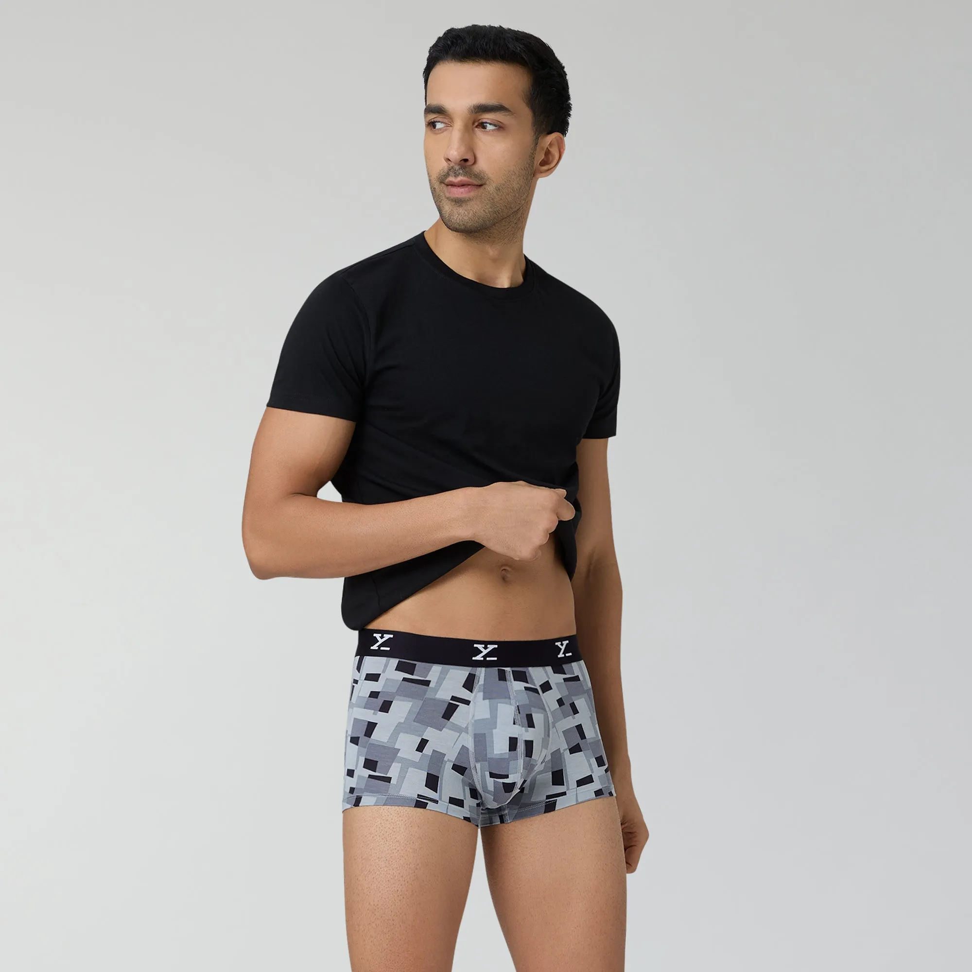 Shuffle Modal Trunks Boxy Grey