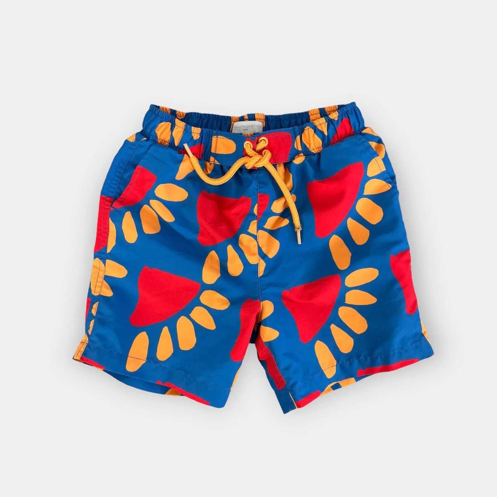 Stella McCartney Kids Bold Blue Swim Trunks 6 Years