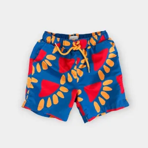 Stella McCartney Kids Bold Blue Swim Trunks 6 Years