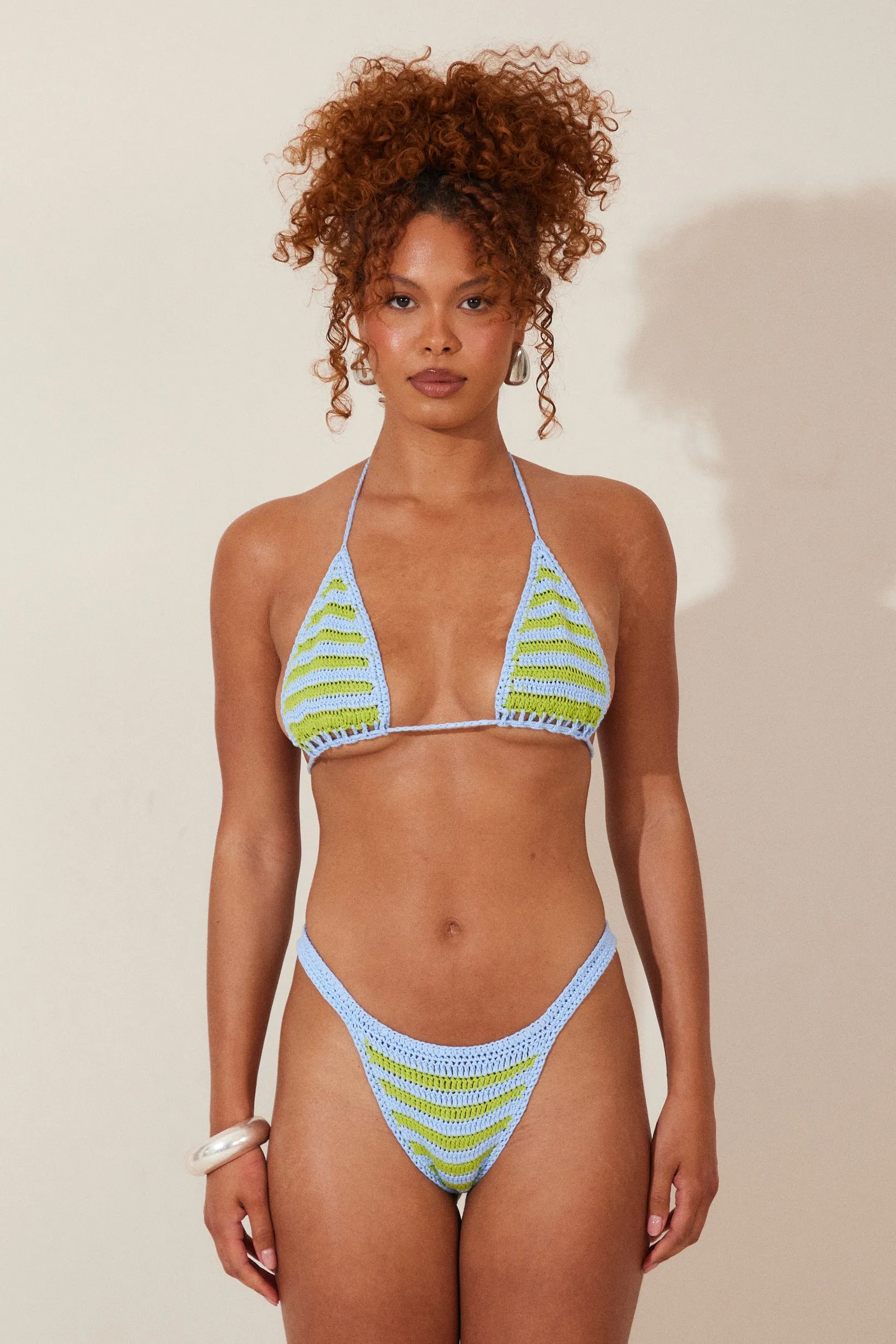 The Guerda Bikini in Blue and Green