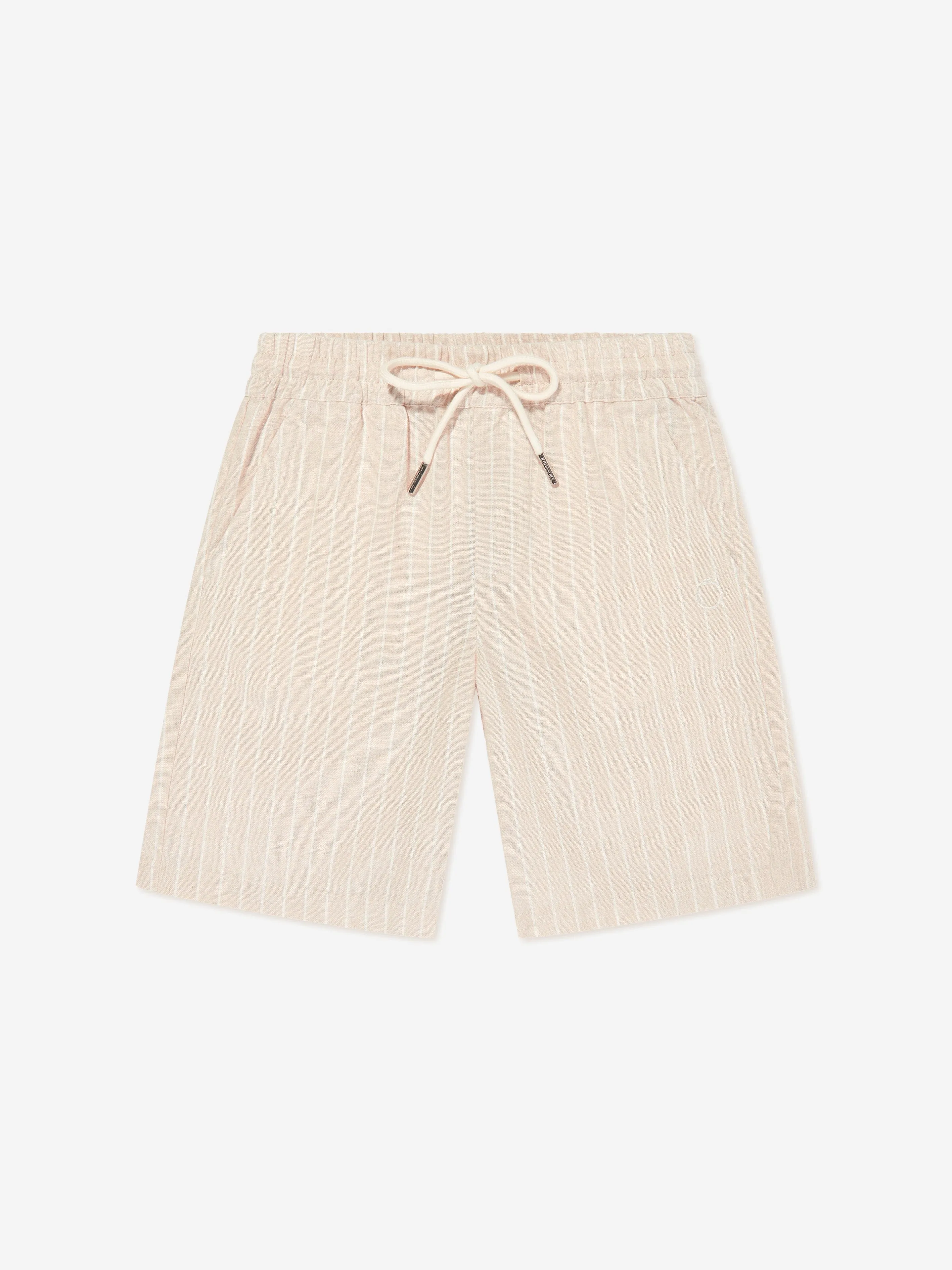 Trussardi Boys Vaplit Bermuda Shorts in Beige