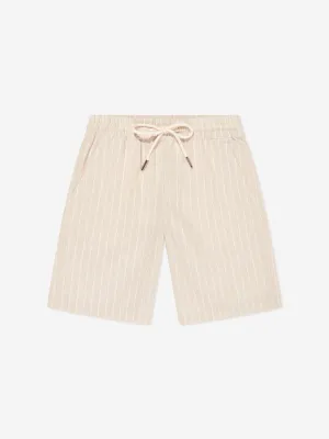 Trussardi Boys Vaplit Bermuda Shorts in Beige